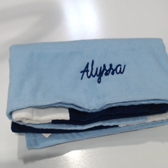 BLOOPER SWIM: Monogrammed Beach Towel