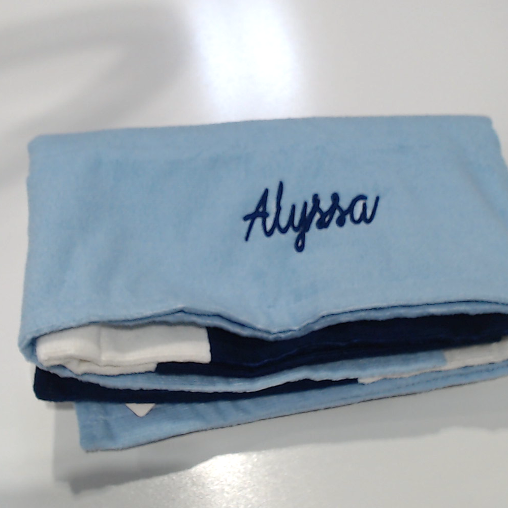 BLOOPER SWIM: Monogrammed Beach Towel