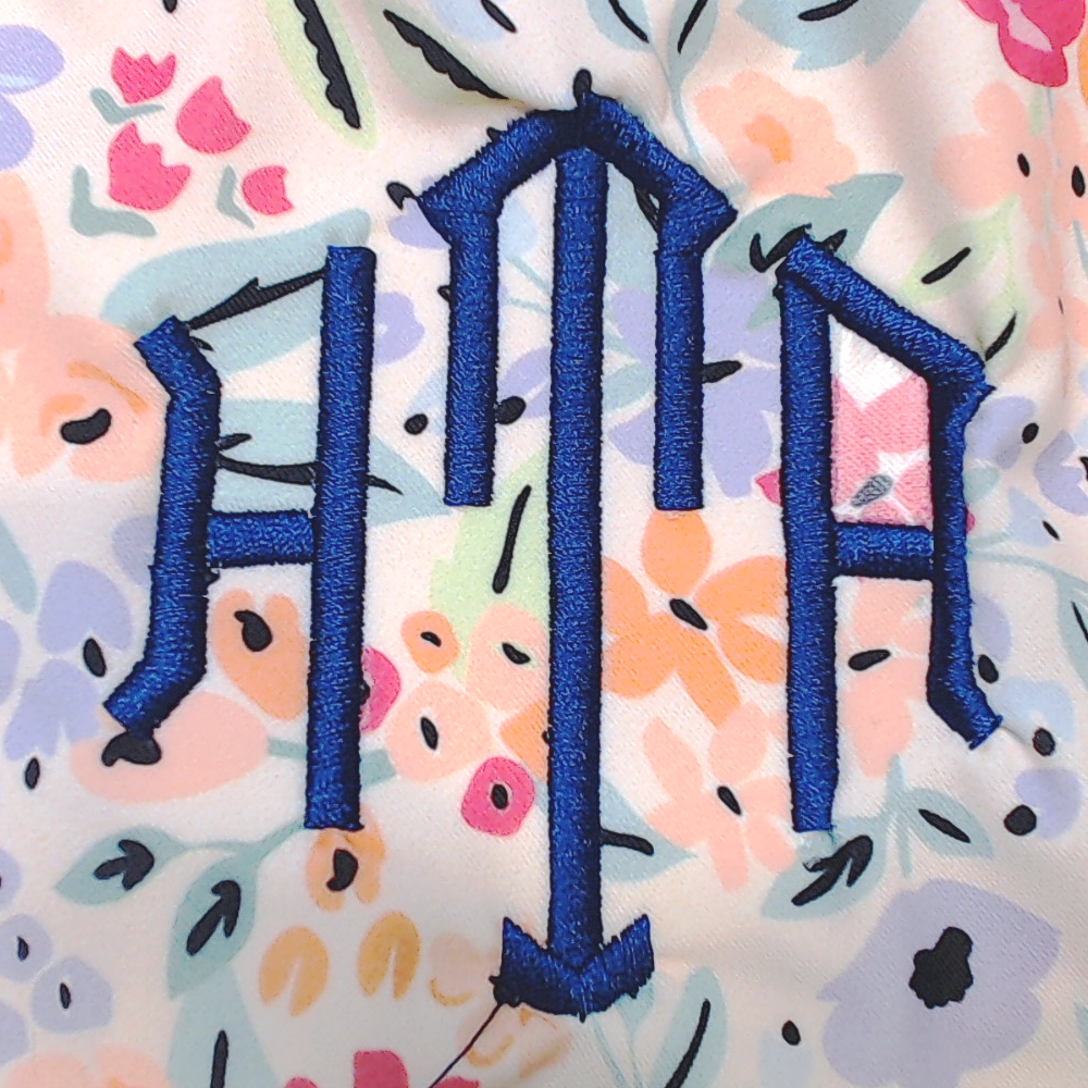 BLOOPER SWIM: Monogrammed Sarong