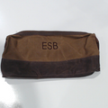 BLOOPER ACCESSORY: Personalized Waxed Canvas Dopp Kit