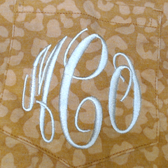 BLOOPER CLOTHING: Monogrammed Fall T-Shirt