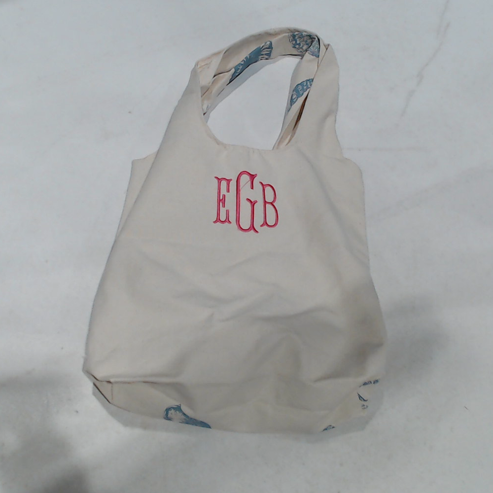BLOOPER BAG: Monogrammed Hobo Bag