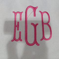 BLOOPER BAG: Monogrammed Hobo Bag