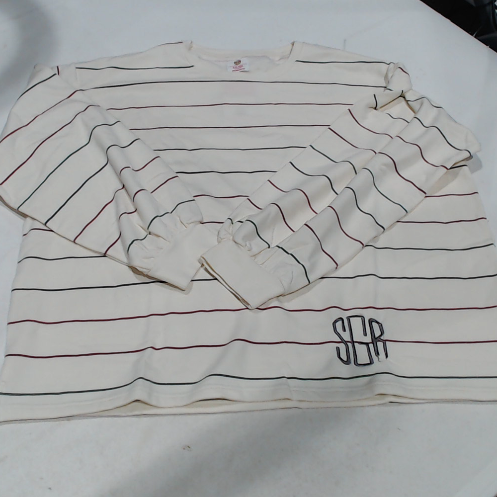 BLOOPER CLOTHING: Monogrammed Puff Sleeve Sweatshirt