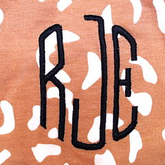 BLOOPER KIDS: Monogrammed Kids Striped Sleeve Shirt