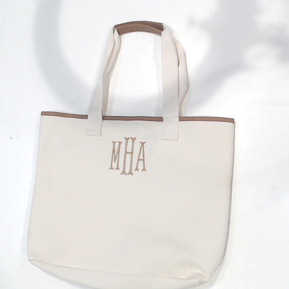 BLOOPER BAG: Monogrammed Tote Bag