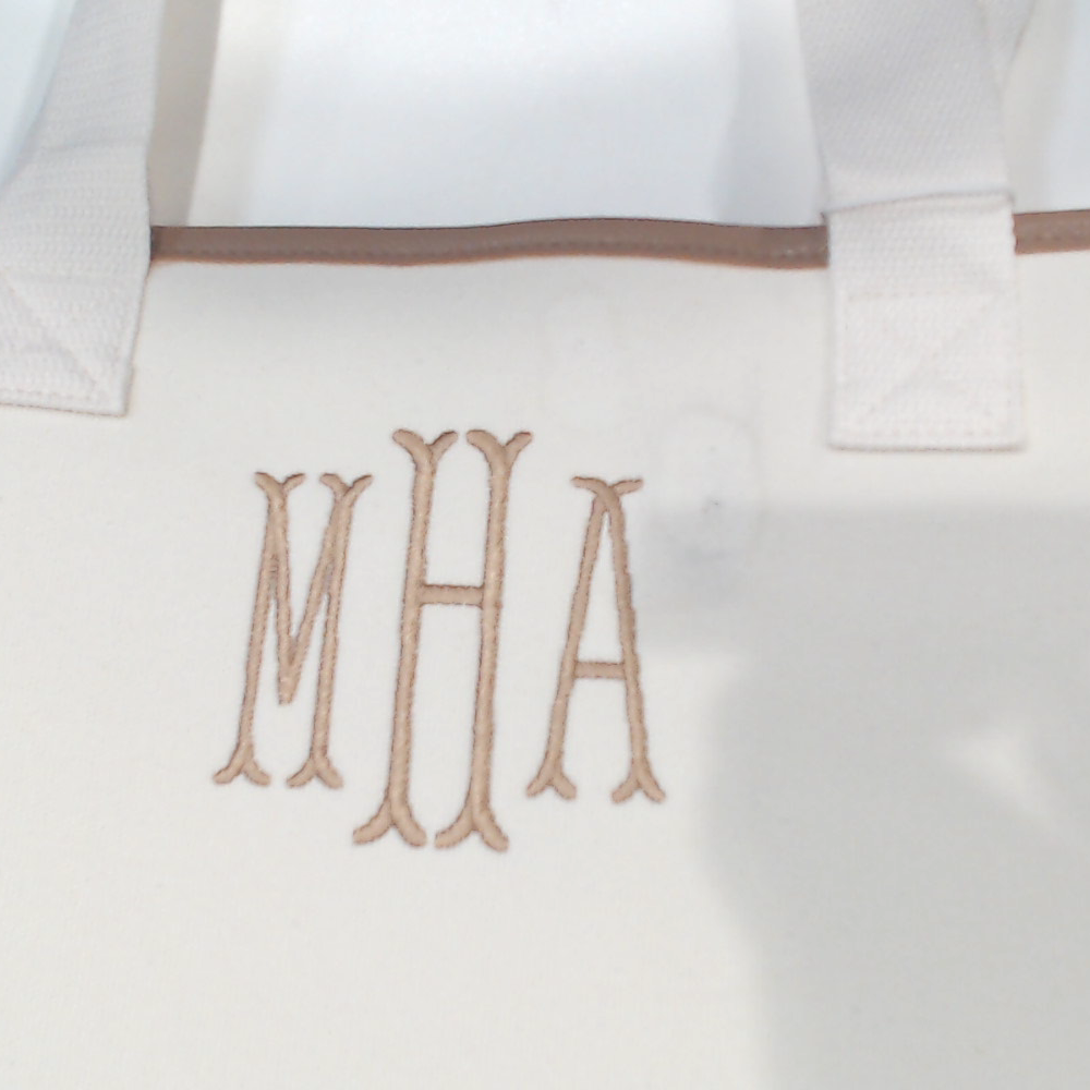 BLOOPER BAG: Monogrammed Tote Bag