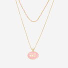 Monogrammed WWJD Necklace | Pink