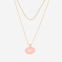 WWJD Necklace in Pink