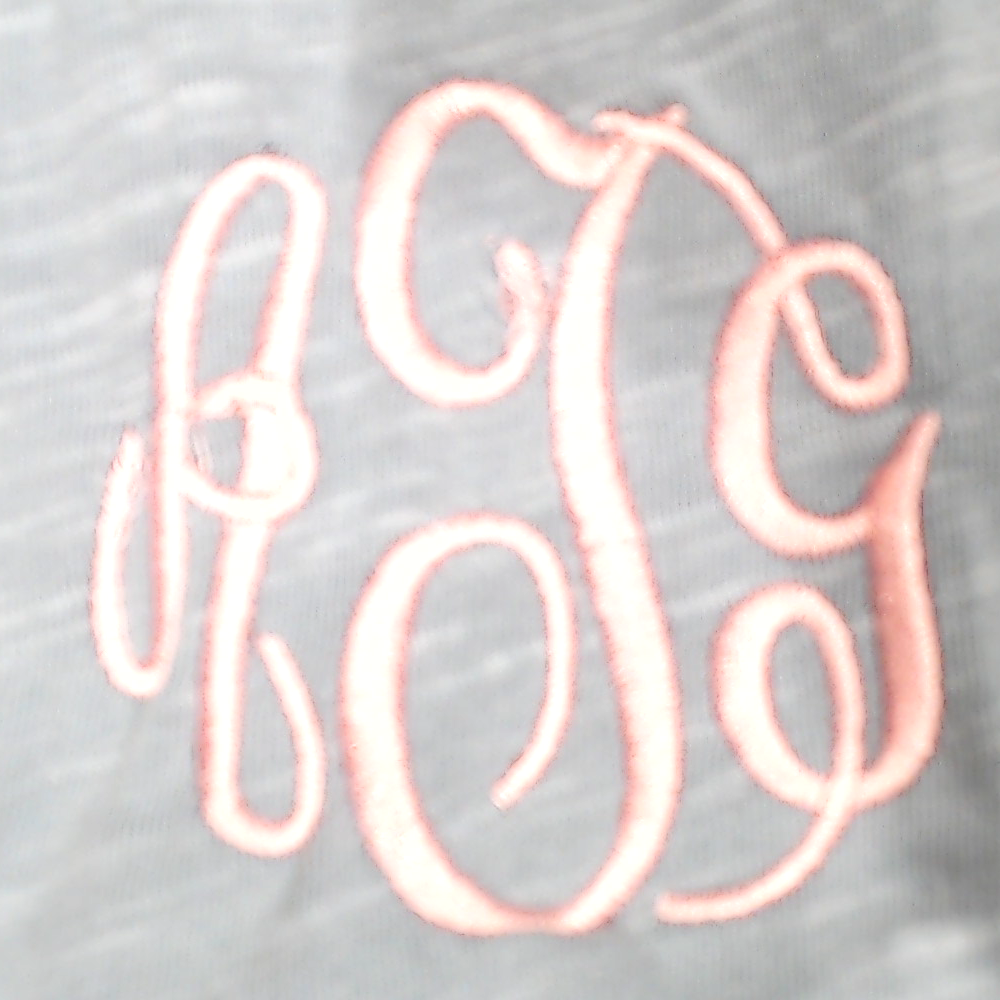 BLOOPER CLOTHING: Monogrammed Henley