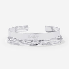 monogrammed bangle set