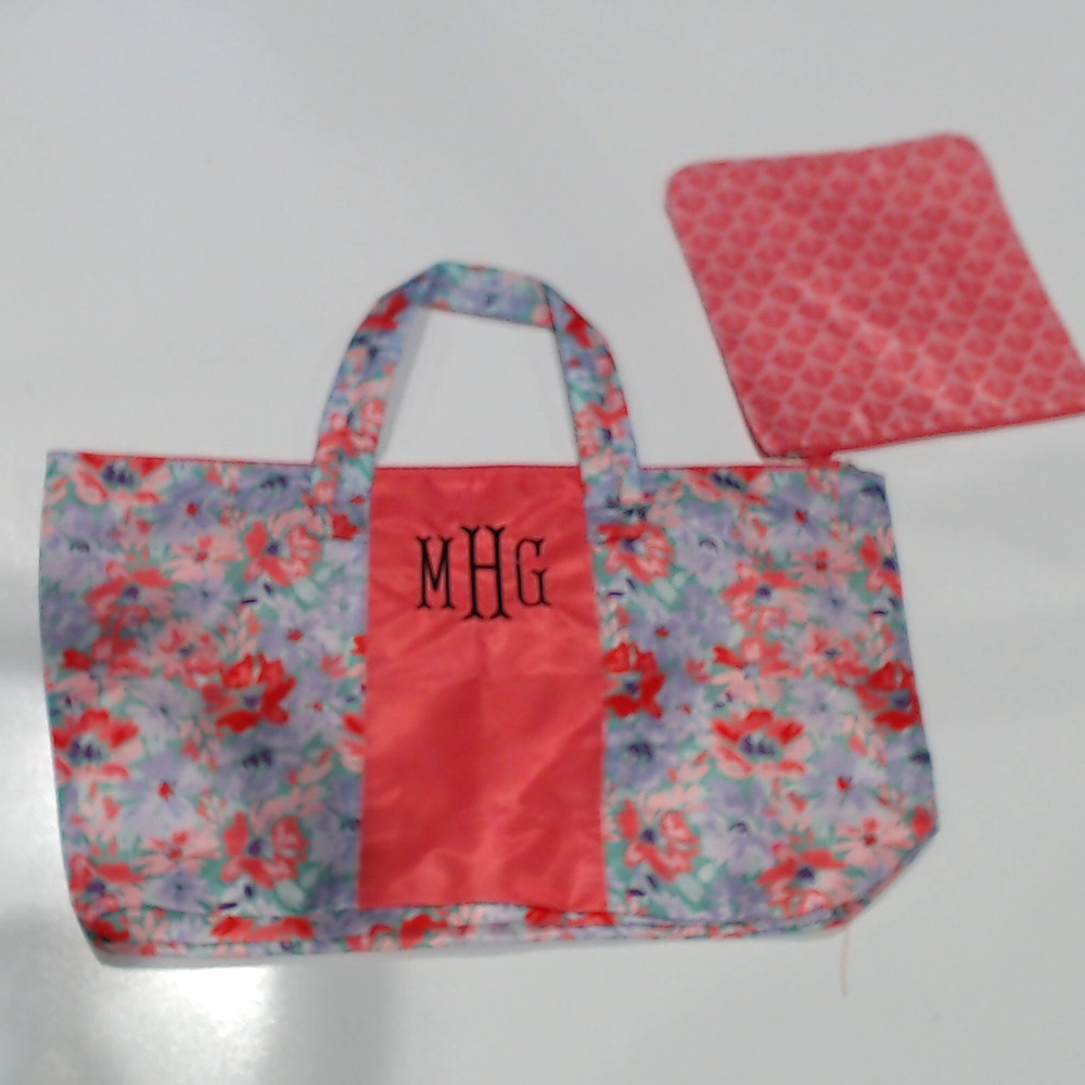 BLOOPER BAG: Monogrammed Packable Weekend Duffel Bag