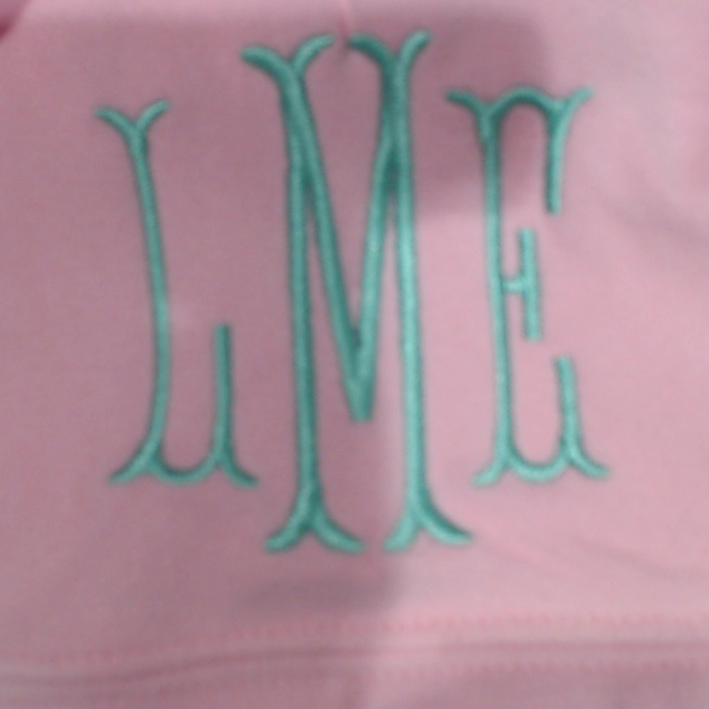 BLOOPER CLOTHING: Monogrammed Sequin Hearts Sweatshirt