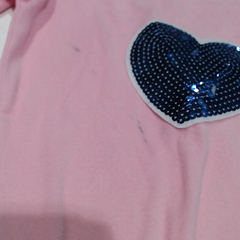 BLOOPER CLOTHING: Monogrammed Sequin Hearts Sweatshirt