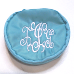 BLOOPER ACCESSORY: Monogrammed Travel Jewelry Case