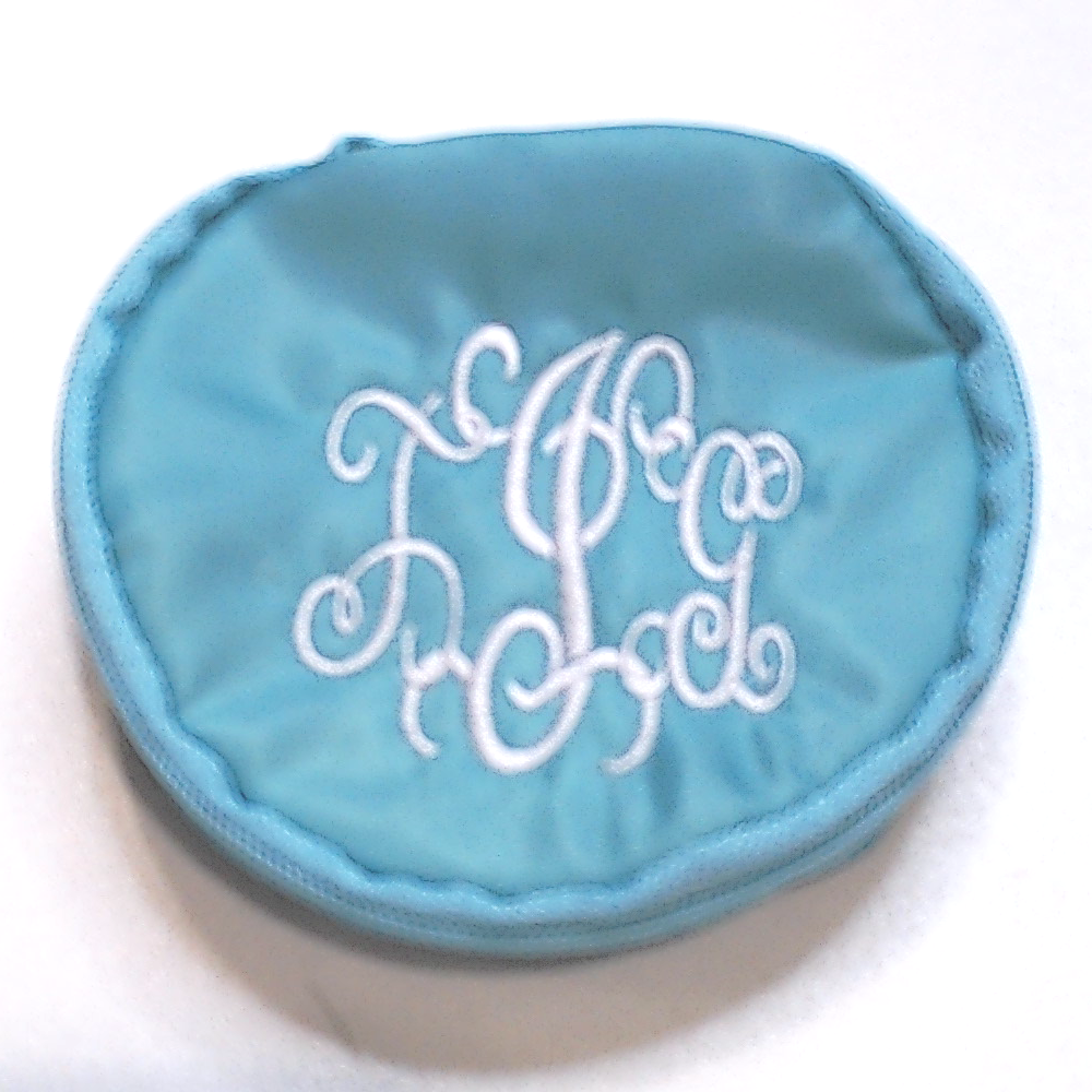 BLOOPER ACCESSORY: Monogrammed Travel Jewelry Case