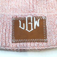 BLOOPER KIDS: Monogrammed Kids Pom Pom Beanie
