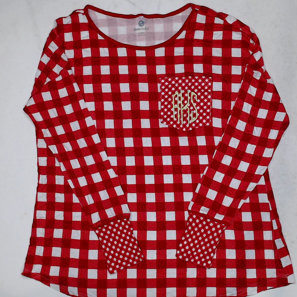 BLOOPER CLOTHING: Monogrammed Pajama Top