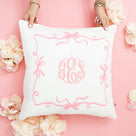 Monogrammed Bow Pillow Sham | Bows