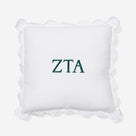 Zeta Tau Alpha Pillow Sham | White