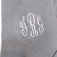 BLOOPER CLOTHING: Monogrammed Sweatshirt Cardigan