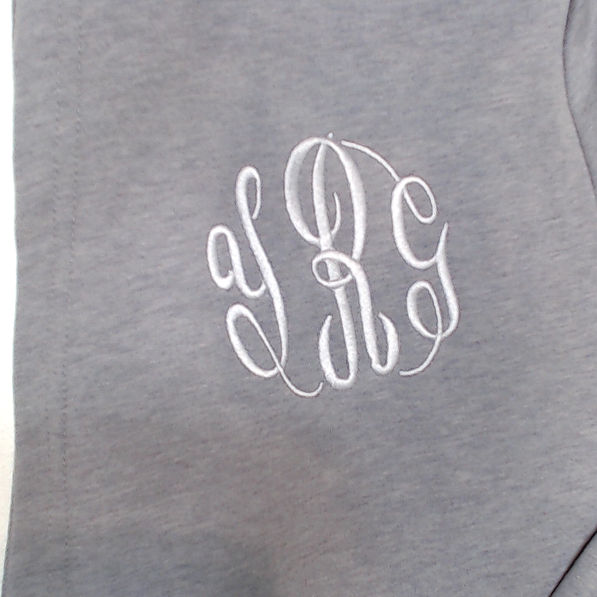 BLOOPER CLOTHING: Monogrammed Sweatshirt Cardigan