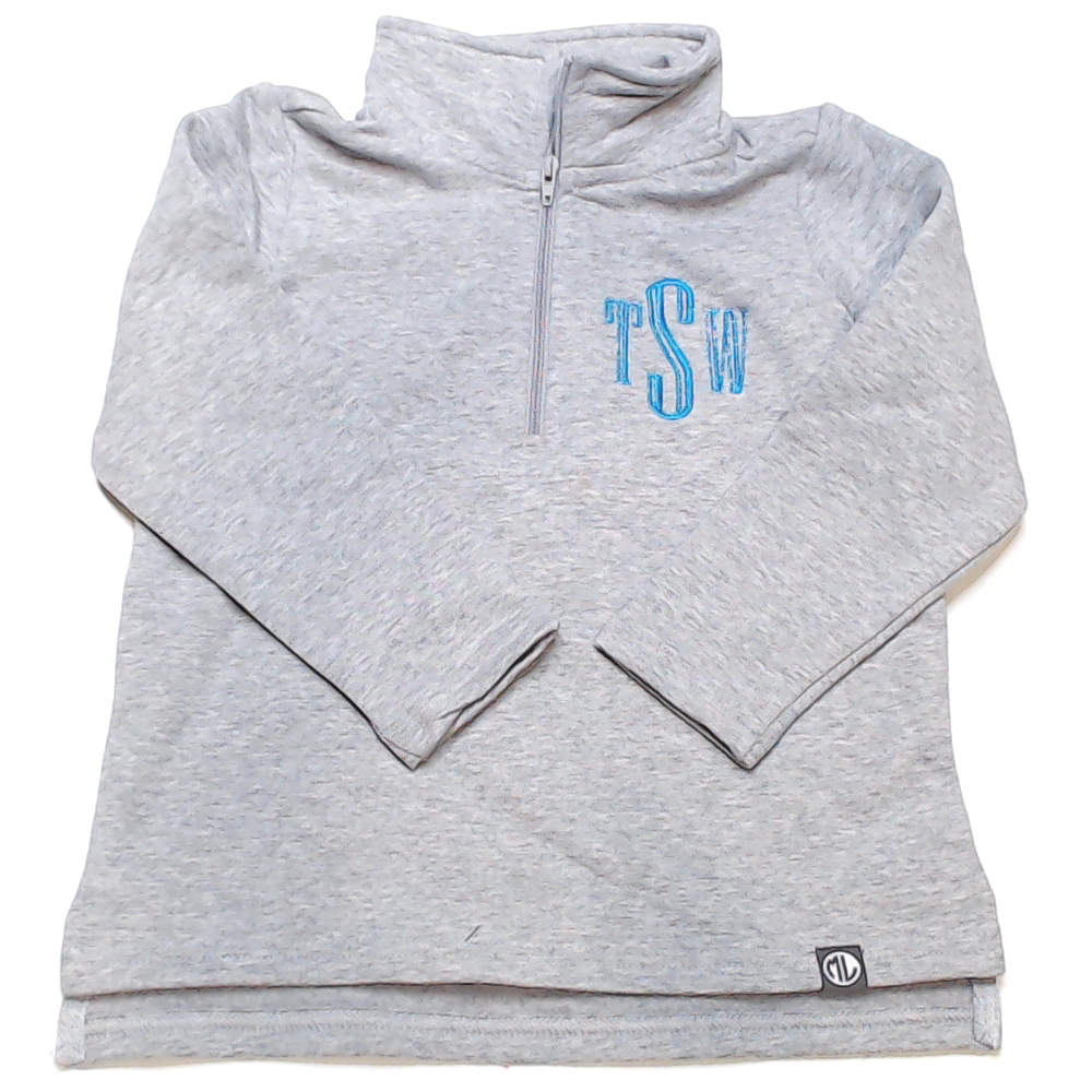 BLOOPER KIDS: Monogrammed Kids Pullover Sweatshirt