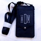 BLOOPER BAG: Monogrammed Phone Crossbody