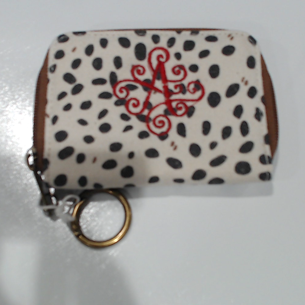 BLOOPER ACCESSORY: Monogrammed Keychain Wallet