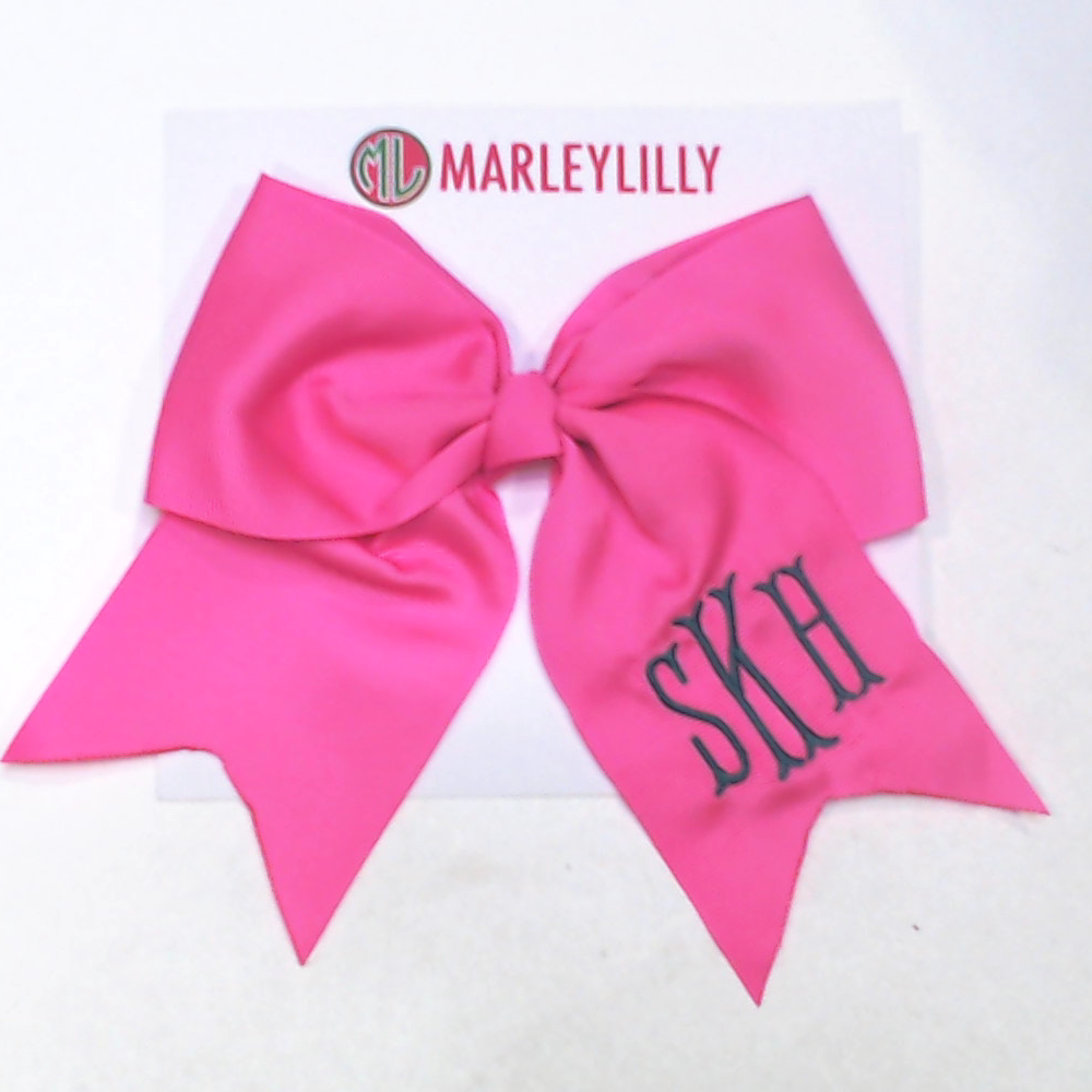 BLOOPER KIDS: Monogrammed Girls Hair Bow