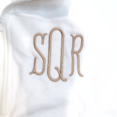 BLOOPER CLOTHING: Monogrammed Pullover Sweatshirt