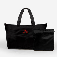 Ohio State Packable Duffel Bag in Black
