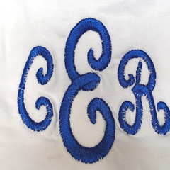 BLOOPER KIDS: Monogrammed Toddler Ruffle Shirt