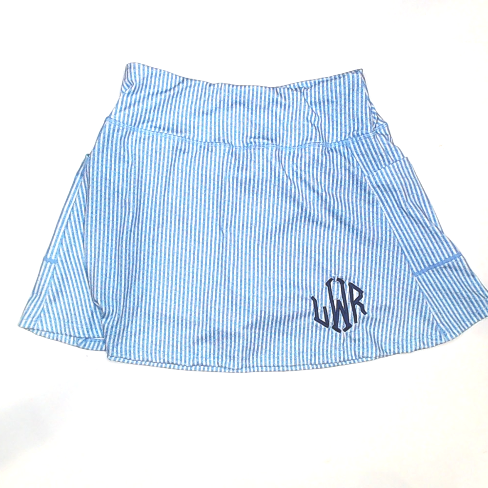 BLOOPER CLOTHING: Monogrammed Skort