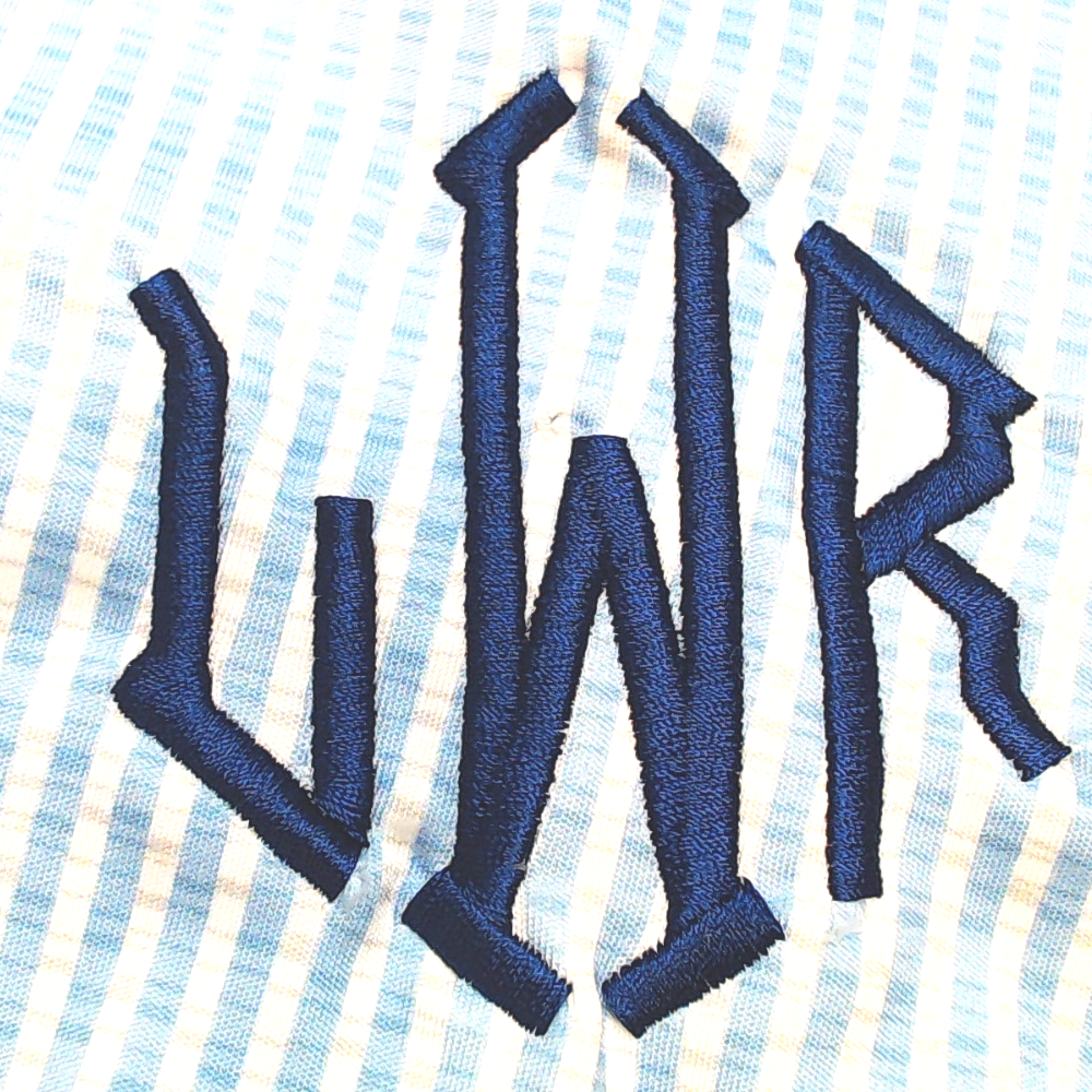 BLOOPER CLOTHING: Monogrammed Skort