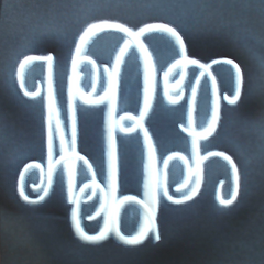 BLOOPER ACCESSORY: Monogrammed Luggage Cover