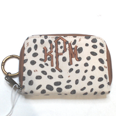 BLOOPER ACCESSORY: Monogrammed Keychain Wallet