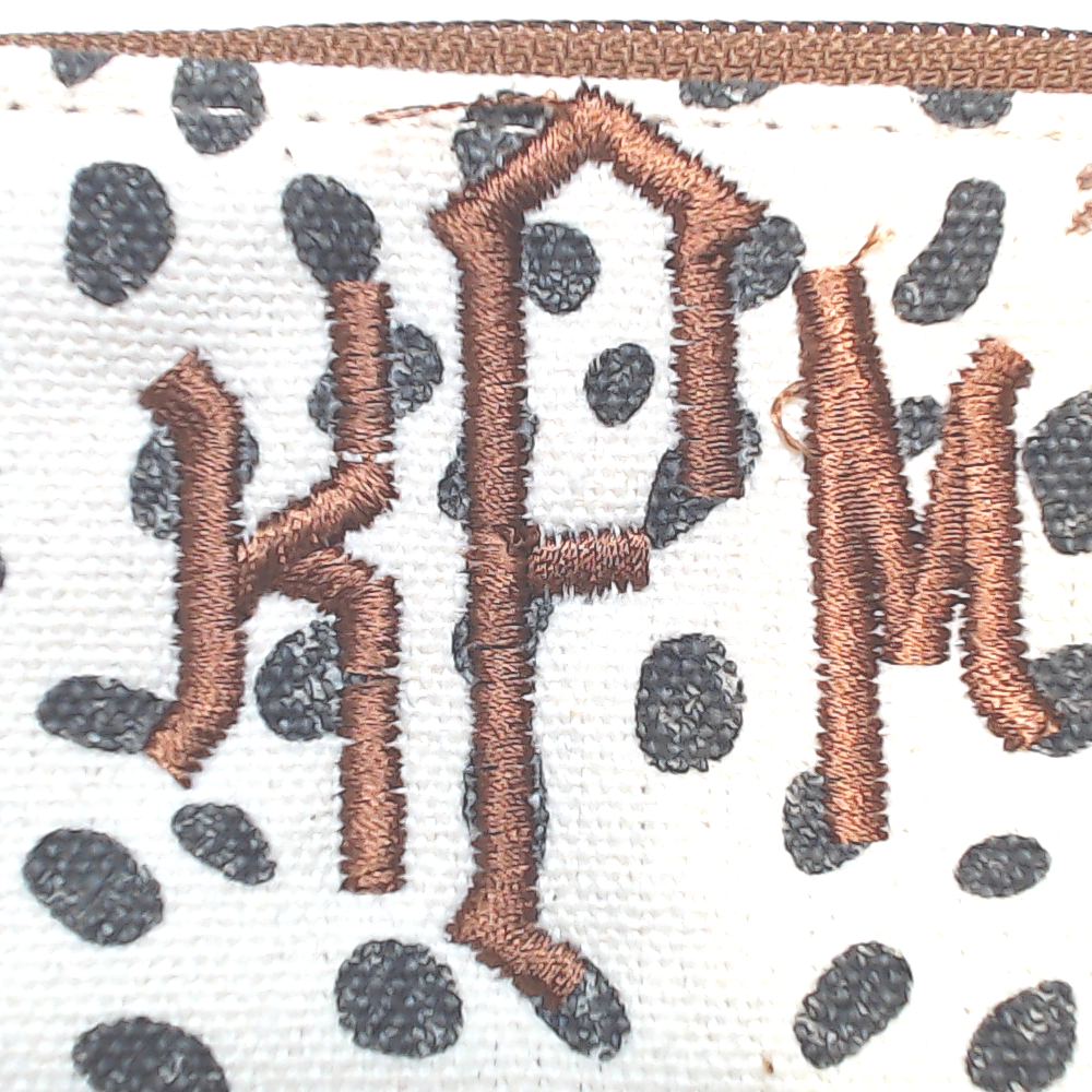 BLOOPER ACCESSORY: Monogrammed Keychain Wallet