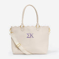 Sigma Kappa Laptop Tote Bag | Bone