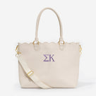 Sigma Kappa Laptop Tote Bag | Bone