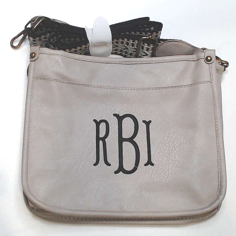 BLOOPER BAG: Monogrammed Saddlebag