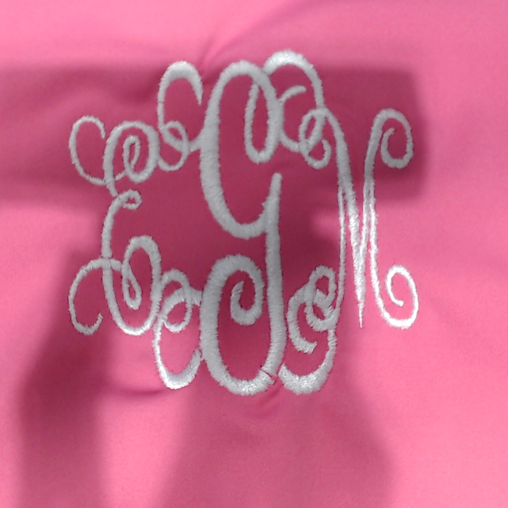BLOOPER KIDS: Monogrammed Girls Scalloped Cover Up
