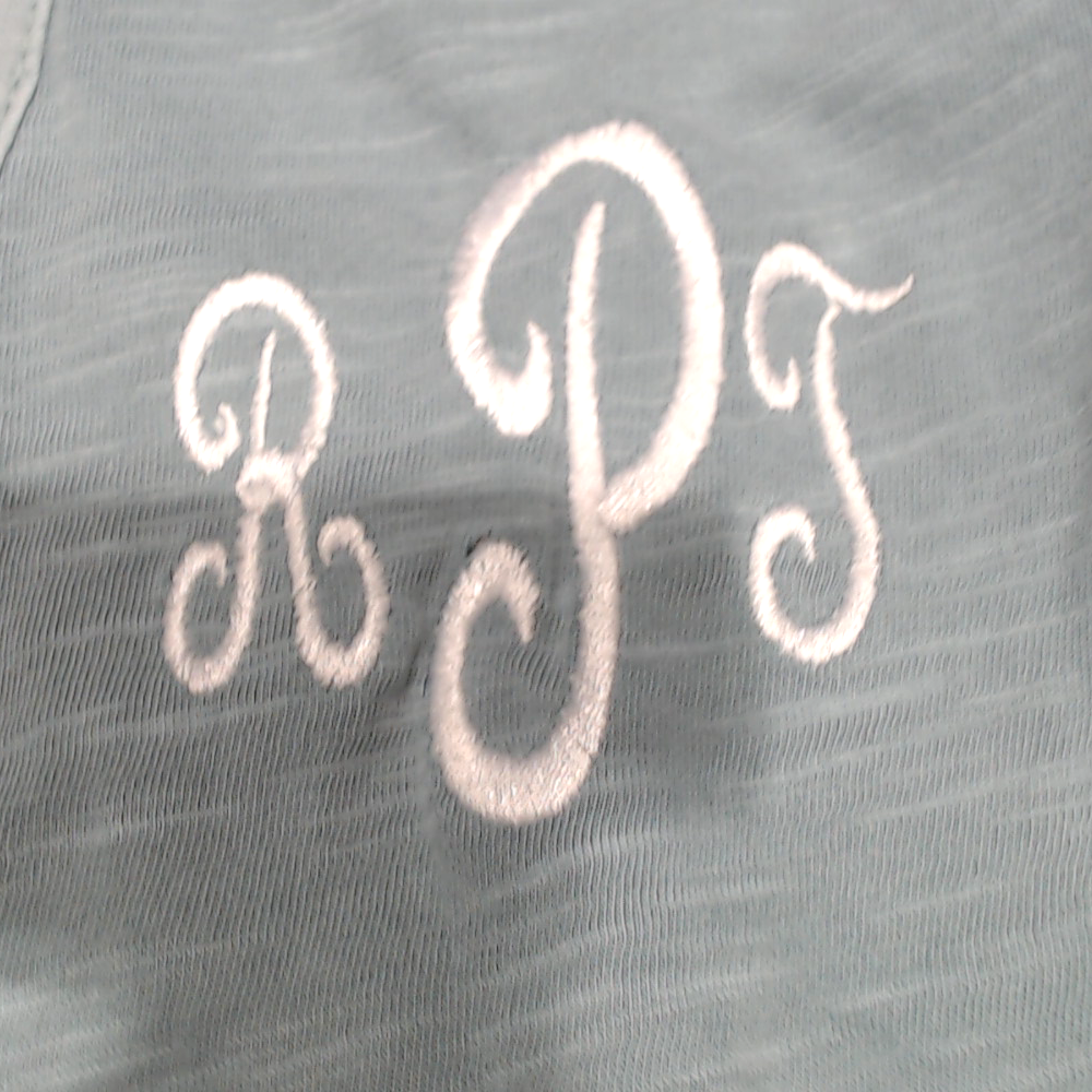 BLOOPER CLOTHING: Monogrammed Henley