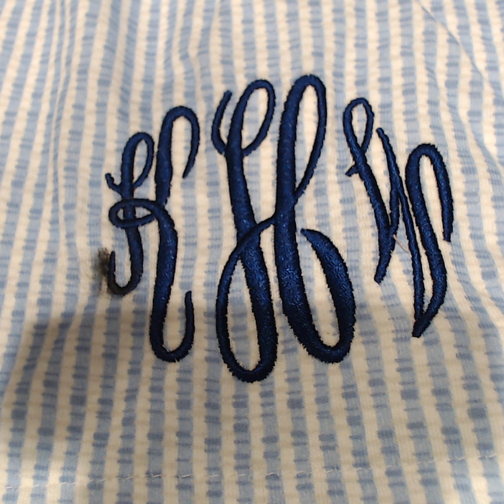 BLOOPER CLOTHING: Monogrammed Scalloped Boxer Shorts
