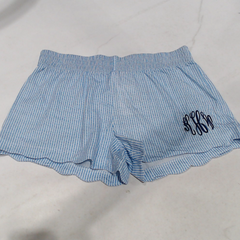 BLOOPER CLOTHING: Monogrammed Scalloped Boxer Shorts