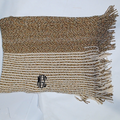 BLOOPER CLOTHING: Monogrammed Striped Chenille Poncho