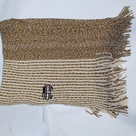 BLOOPER CLOTHING: Monogrammed Striped Chenille Poncho
