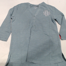 BLOOPER CLOTHING: Monogrammed Henley