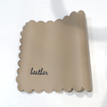 BLOOPER ACCESSORY: Monogrammed Desk Mat