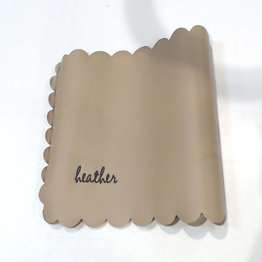 BLOOPER ACCESSORY: Monogrammed Desk Mat